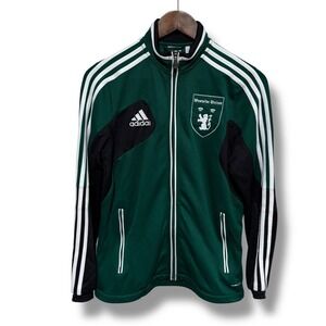 Adidas Soccer Youth Girls Zip Up Track Jacket *Club Patch/Name Size L 19 x 25